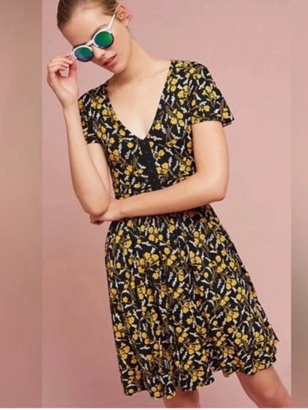 Anthropologie Maeve Paris Summer Breeze Corset Dress